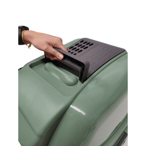 Zook WC de plástico reciclado para gatos - verde - Image 3