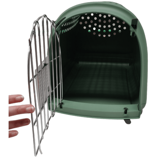 Zook Transportadora de plástico reciclado para gatos e cães pequenos - Image 3
