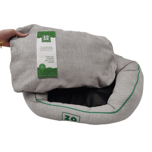 Zook cama para cão oval – Gravel - Image 2