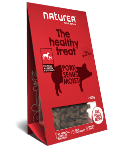 Naturea Treats - Snacks de Porco Semi-Húmidos para Cão