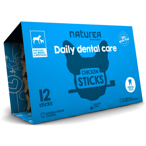 Naturea Snacks Dentários Daily Care de Frango para Cães