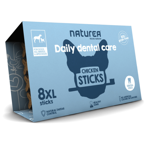Naturea Snacks Dentários XL Daily Care de Frango para Cães