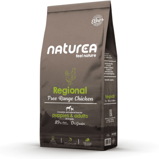 Naturea Ethos Regional - Ração Seca para Cão Adulto e Cachorro - Frango do Campo