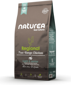 Naturea Ethos Regional Light & Senior - Ração Seca para Cão Senior e Controlo de Peso - Frango do Campo