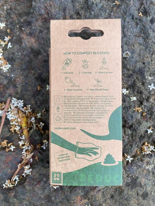 Zook sacos para excrementos 100% compostáveis e biodegradáveis - Image 2