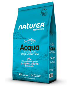 Naturea Naturals Acqua - Ração Seca para Cão Adulto e Cachorro - Atum de Alto Mar