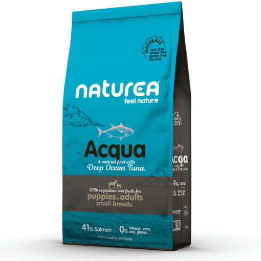 Naturea Naturals Acqua Small Breeds - Ração Seca para Cão Adulto e Cachorro - Atum Alto Mar