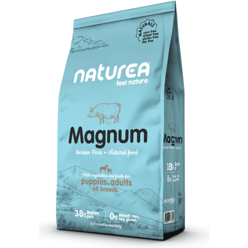 Naturea Naturals Magnum - Ração Seca para Cão Adulto e Cachorro - Porco Ibérico