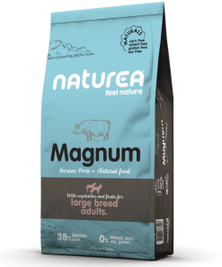 Naturea Naturals Magnum - Ração Seca para Cão Adulto Raça Grande - Porco Ibérico