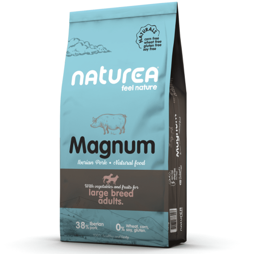 Naturea Naturals Magnum - Ração Seca para Cão Adulto Raça Grande - Porco Ibérico