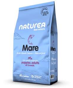Naturea Naturals Mare - Ração Seca para Cão Adulto e Cachorro - Salmão Atlântico Norte