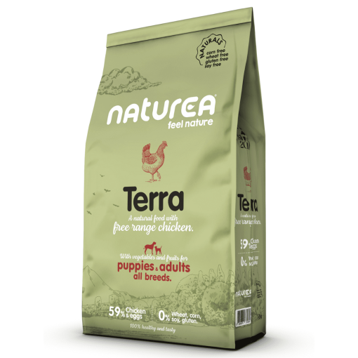 Naturea Naturals Terra - Ração Seca para Cão Adulto e Cachorro - Frango do campo