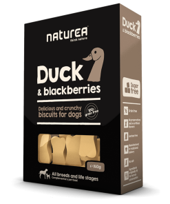 Naturea Biscoitos de Pato e Amoras para Cão