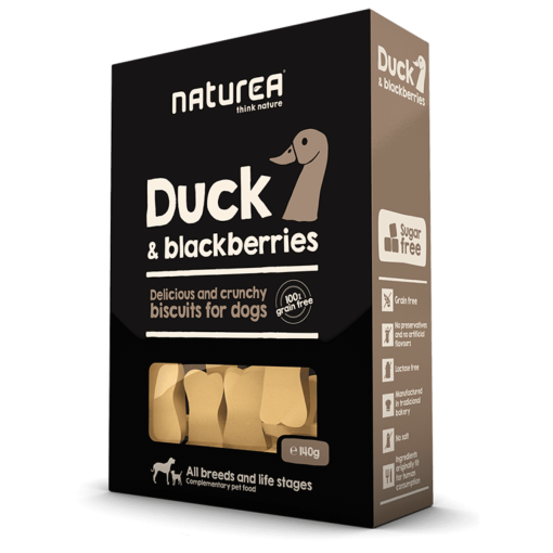 Naturea Biscoitos de Pato e Amoras para Cão
