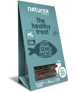 Naturea Treats - Snacks de Peixe Semi-Húmidos para Cão