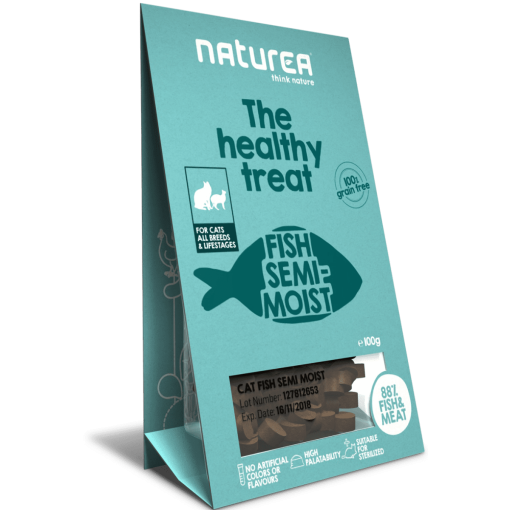 Naturea Treats - Snacks de Peixe para Gato