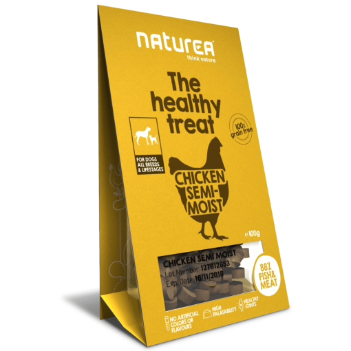 Naturea Treats - Snacks de Frango Semi-Húmidos para Cão
