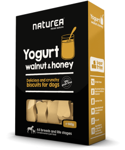 Naturea Biscoitos de Iogurte, Noz e Mel para Cão
