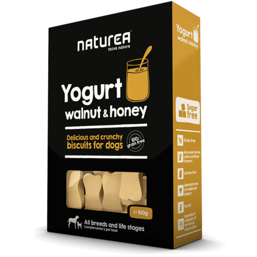 Naturea Biscoitos de Iogurte, Noz e Mel para Cão