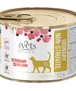 4Vets Cat Urinary Veterinary Diet - Alimento em Patê para Gato com Distúrbios Urinários - Estruvite