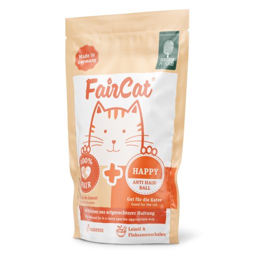 Green Petfood FairCat Happy - Alimento em patê para gato adulto para redução das bolas de pelo