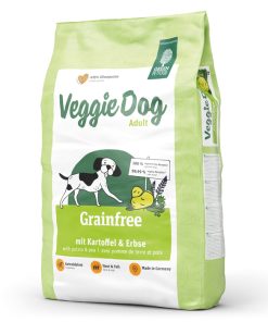 Green Petfood VeggieDog Grainfree - Ração Seca Vegetariana para Cão Adulto - Batata e Ervilha