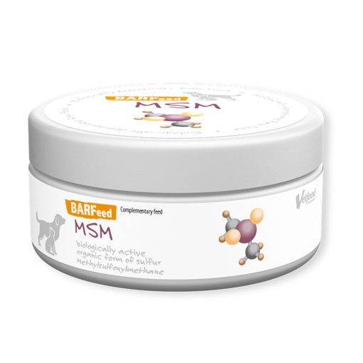 Suplemento de Metilsulfonilmetano (MSM) Barfeed Vetfood para Cães e Gatos 150 GR