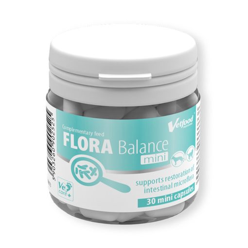 Flora Balance Mini - Suporte Gastrointestinal para Pequenos Animais, Cães e Gatos até 5 kg