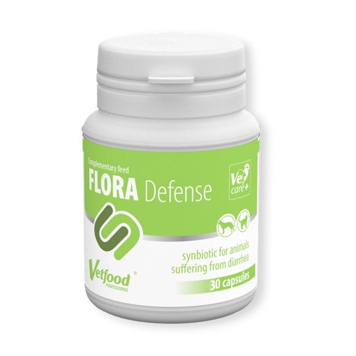Flora Defense Mini - Suporte Intestinal para Pequenos Animais, Cães e Gatos até 5 kg