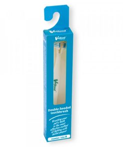 Escova de dentes Vetfood professional tem uma cabeça dupla e são de fácil manuseamento e agradáveis para os animais. Ajudam a manter uma boa higiene oral.