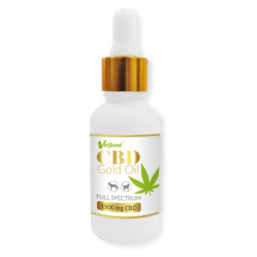 Gold Oil 1500mg - Suporte Ao Sistema Imunitário para Cão e Gato 30 ML