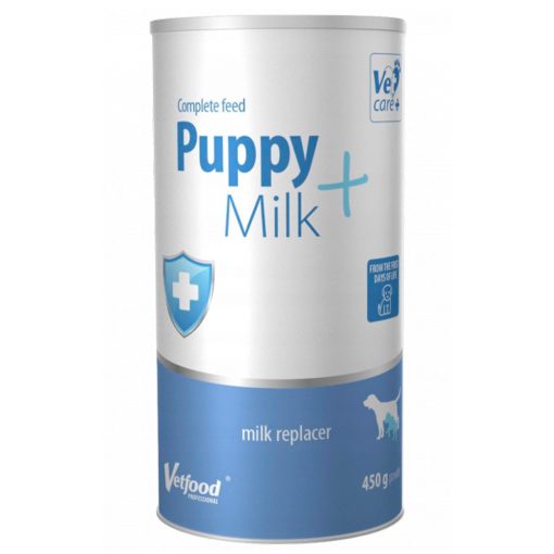 Puppy Milk Plus é um substituto do leite para cachorros para uso em ninhadas grandes, produção insuficiente de leite pela mãe e para cachorros órfãos.