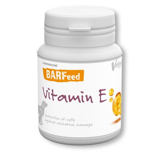 O Suplemento De Vitamina E Barfeed Vetfood para Cães e Gatos é um antioxidante poderoso que protege o corpo do stress oxidativo.