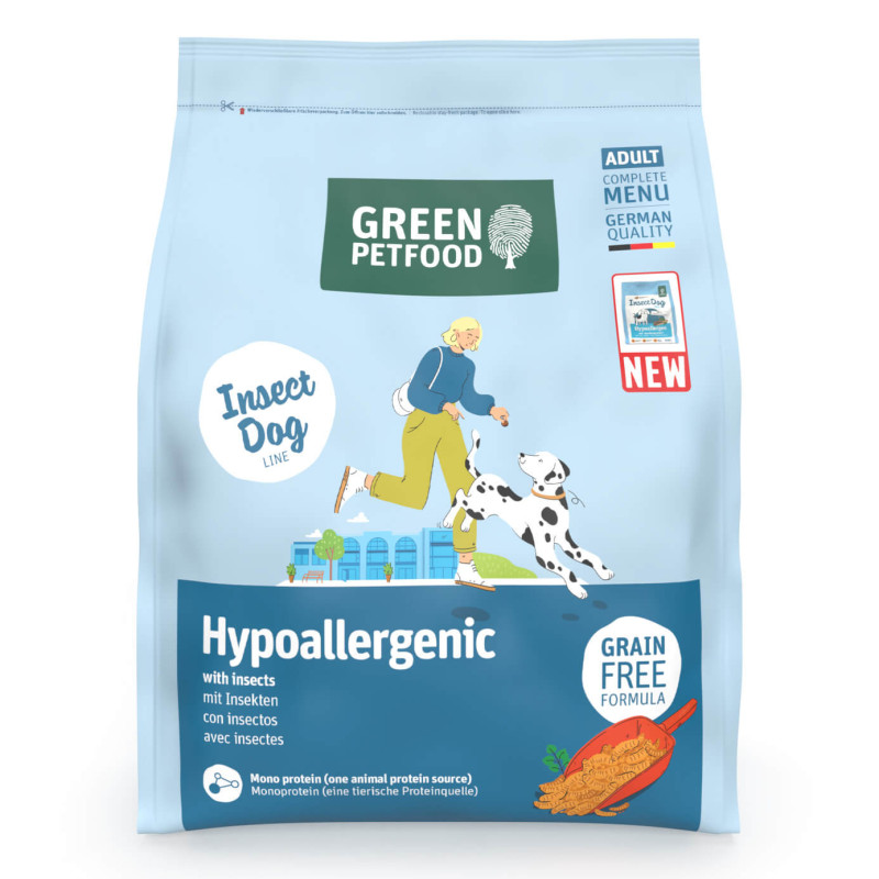 Green Petfood InsectDog Hypoallergen - Ração Seca Hipoalergénica para Cão Adulto - Inseto - Image 4