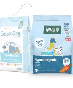 Green Petfood InsectDog Hypoallergen - Ração Seca Hipoalergénica para Cão Adulto - Inseto