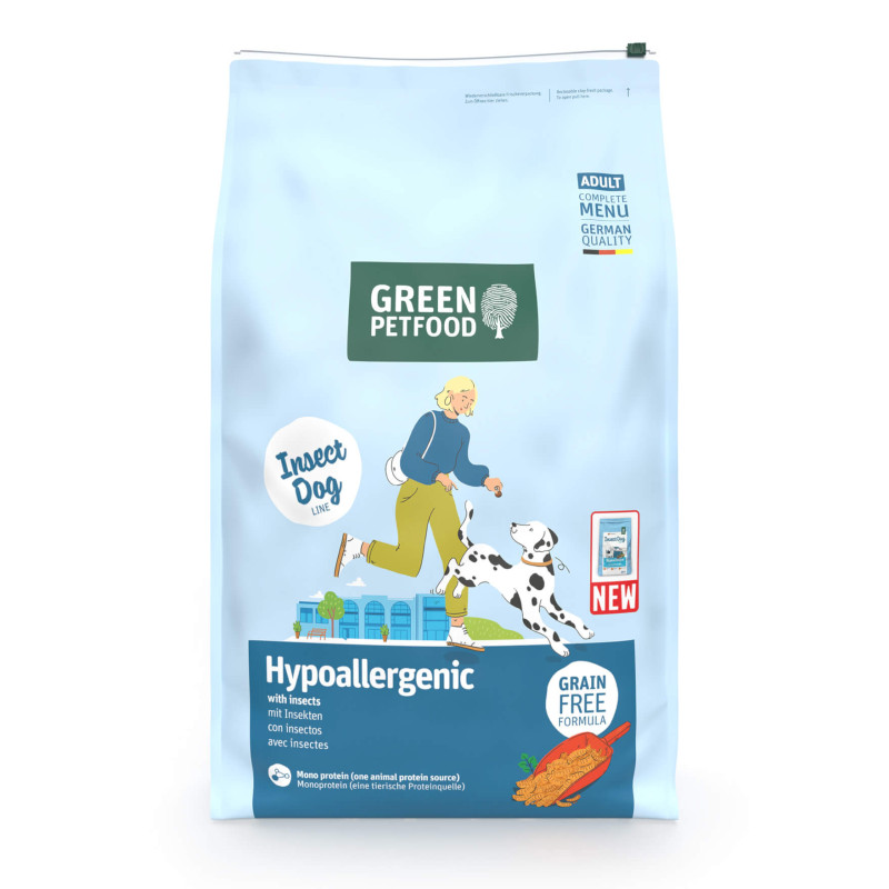 Green Petfood InsectDog Hypoallergen - Ração Seca Hipoalergénica para Cão Adulto - Inseto - Image 2