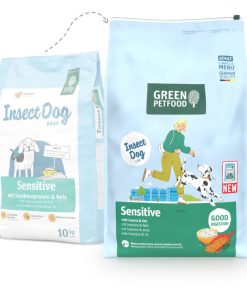 Green Petfood InsectDog Sensitive - Ração Seca para Cão Adulto com Sensibilidades - Inseto e Arroz