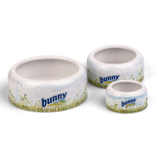 Bunny Comedouro/Bebedouro de Cerâmica