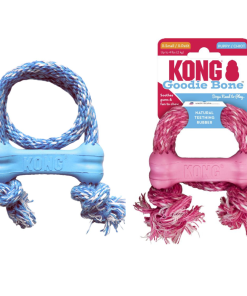 Hunter Kong Puppy Goodie Bone com Corda