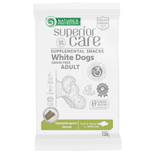 Nature's Protection - Snacks Hypoallergenic Dental - Peixe Branco