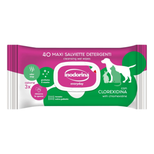 Inodorina Refresh Toalhitas Clorexidina 40 UND