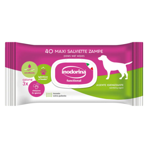 Inodorina Toalhitas Para Patas 40 UND