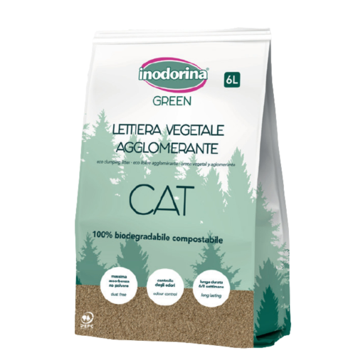 Inodorina Green Eco Areia Aglomerante 6L