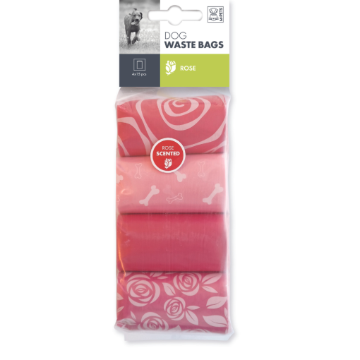 M-Pets Sacos Excrementos Rosa