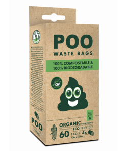 M-Pets Sacos Excrementos Poo 100% Biodegradáveis e Compostáveis