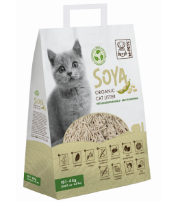 M-Pets Litter Orgânico Soya 10L - Areia 100% Biodegradável