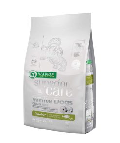 Nature's Protection Superior Care White Dogs - Ração Seca para Cachorro Adulto Mini e Pequeno - Peixe Branco