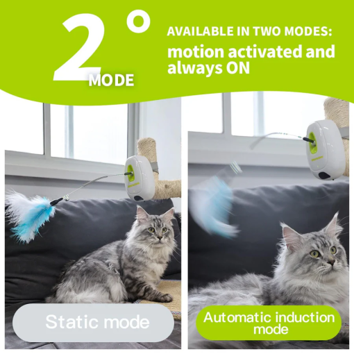 All for Paws Brinquedo Interativo Gato Jumping Wand - Image 4