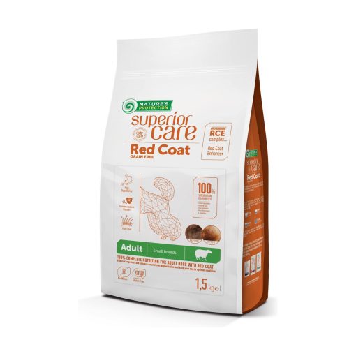 Nature's Protection Superior Care Red Coat - Ração Seca para Cão Adulto Mini - Cordeiro