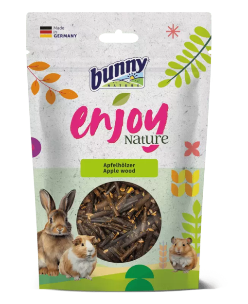 Bunny Enjoy Nature Apple Wood